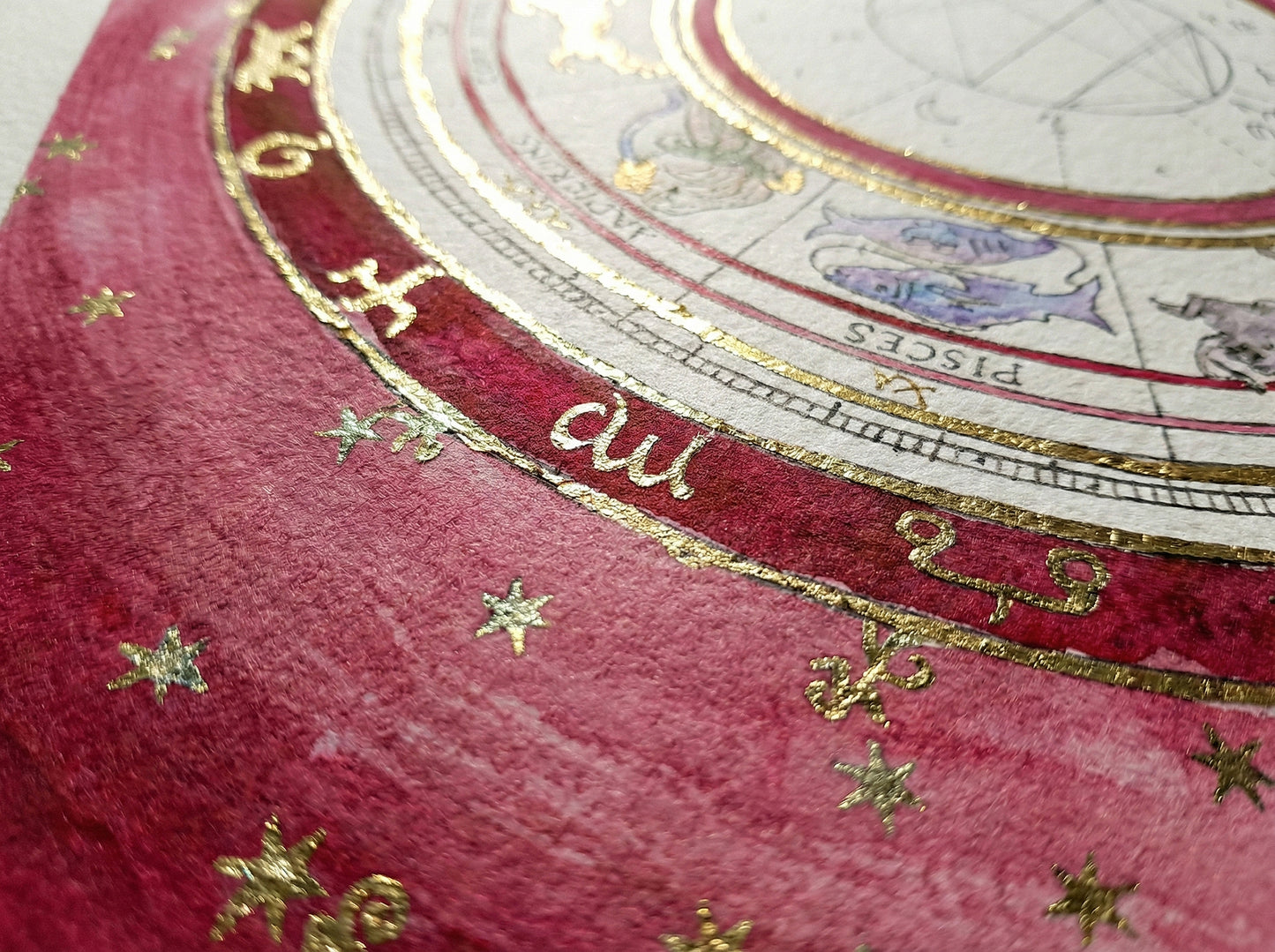 Original Midnight Rose, Custom Astrological Wedding Chart