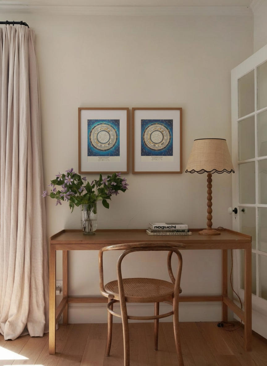 Midnight Blue: Custom Astrological Birth Chart