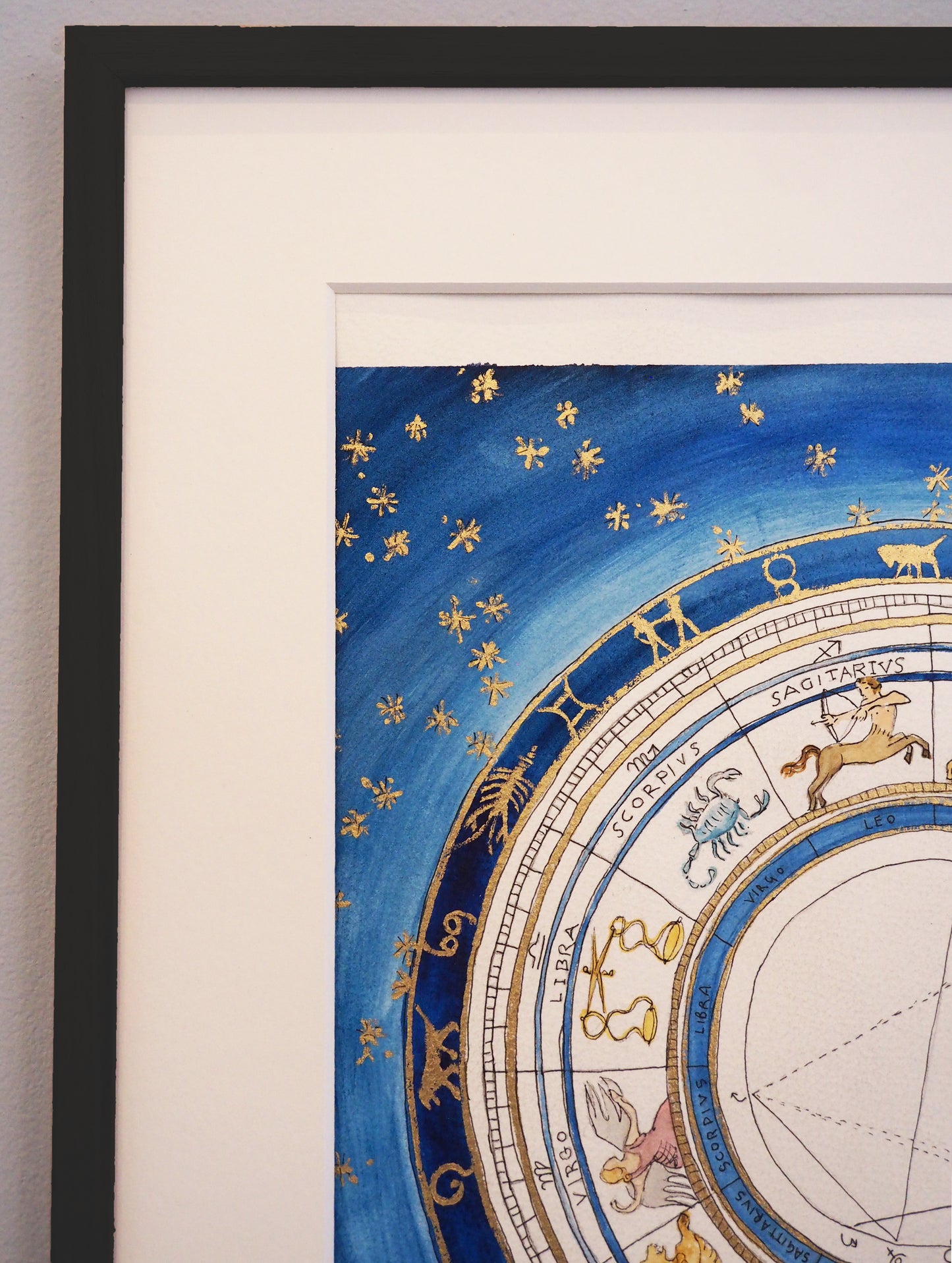 Midnight Blue: Custom Astrological Birth Chart