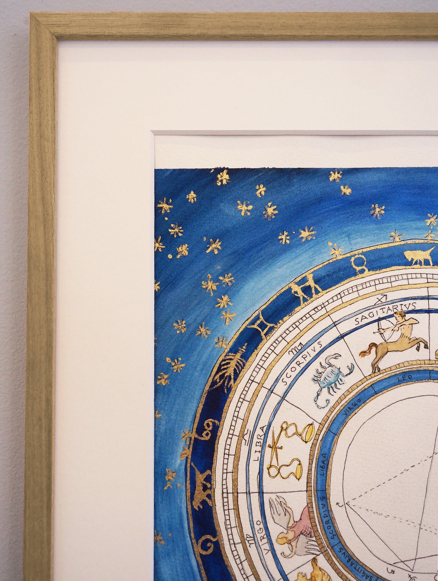 Midnight Blue: Custom Astrological Birth Chart